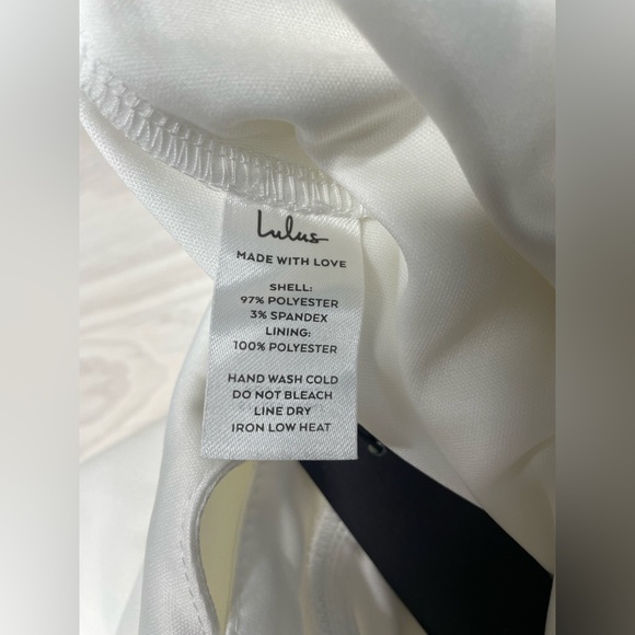 Lulus Women's White Sleeveless Wide-Leg Cutout Jumpsuit NWT Size S Small - Picture 8 of 10